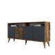 HANAH HOME Komoda Milan, braon/antracit - 845HCT5329