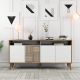 HANAH HOME Komoda Milan, bela/braon - 845HCT5330