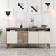 HANAH HOME Komoda Milan, braon/krem - 845HCT5333