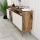 HANAH HOME Komoda Milan, braon/krem - 845HCT5333