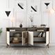 HANAH HOME Komoda Milan, braon/krem - 845HCT5333