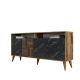 HANAH HOME Komoda Milan, braon/crna - 845HCT5334