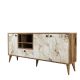 HANAH HOME Komoda Napoli, krem/braon - 845HCT5340
