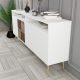 HANAH HOME Komoda Milan, bela/zlatna - 845HCT5526