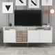 HANAH HOME Komoda Milan, bela/zlatna - 845HCT5526