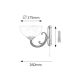 Rabalux Zidna lampa Marlene E14 1x MAX 40W bronzana (8541) - 8541