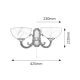 Rabalux Zidna lampa Marlene E14 2x MAX 40W bronzana (8542) - 8542