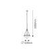 Rabalux Luster Marlene E27 2x MAX 60W bronzana (8547) - 8547