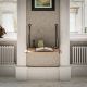HANAH HOME Zidni radni sto Tuna, braon/crna - EP2801785