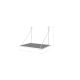 HANAH HOME Zidni radni sto Tuna, braon/crna - EP2801785