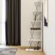 HANAH HOME Zidna polica Ayder, antracit/bela - 854KLN1709