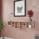 HANAH HOME Zidna polica Amanos, krem - 854KLN1726