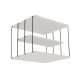 HANAH HOME Konzolni sto Lifon, bela - 854KLN2814