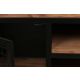 HANAH HOME TV komoda Zeno, crna/braon - 854KLN3015