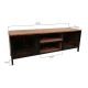 HANAH HOME TV komoda Zeno, crna/braon - 854KLN3015