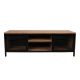 HANAH HOME TV komoda Zeno, crna/braon - 854KLN3015