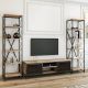 HANAH HOME TV komoda Maxim, braon/crna - 854KLN3017