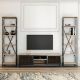 HANAH HOME TV komoda Maxim, braon/crna - 854KLN3017