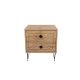 HANAH HOME Noćni ormarić Luna, krem - 174386