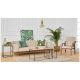 HANAH HOME Polica za knjige Tlos, yellow - 854KLN3608