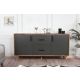 HANAH HOME Komoda Cordoba, antracit/braon - 854KLN3907
