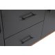 HANAH HOME Komoda Cordoba, antracit/braon - 854KLN3907