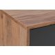 HANAH HOME Komoda Cordoba, antracit/braon - 854KLN3907