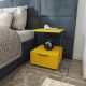 HANAH HOME Noćni stočić Tekoba, žuta - 854KLN4325
