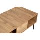 HANAH HOME Klub sto Bukle, braon - 854KLN4716