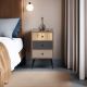 HANAH HOME Noćni ormarić Fairway, braon - EP2797826