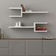 HANAH HOME Zidna polica Fork, bela - 855DTE1662