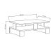 HANAH HOME Klub sto Mansu, antracit - 855DTE2824