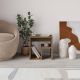 HANAH HOME Klub sto Bon, tamno braon - EP3057110