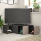 HANAH HOME Ugaona TV komoda Compact, antracit/krem - 855DTE3050