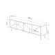 HANAH HOME TV komoda Dune, bela - 855DTE3094
