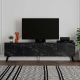 HANAH HOME TV komoda Dune, mermer crna - 855DTE3172