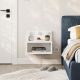 HANAH HOME Zidna noćna polica Treo LED, bela - EP3057185
