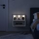 HANAH HOME Zidna noćna polica Treo LED, bela - EP3057185