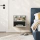 HANAH HOME Zidna noćna polica Treo LED, sivo-zelena - EP3057197