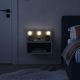 HANAH HOME Zidna noćna polica Treo LED, sivo-zelena - EP3057197
