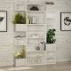 HANAH HOME Polica za knjige Niho, bela - 855DTE3720