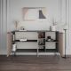 HANAH HOME Komoda Clara Console, antracit/krem - 855DTE4211