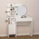 HANAH HOME Sto za šminkanje Mup, bela - 855DTE4301