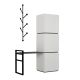 HANAH HOME Cipelarnik Mello, bela - 855DTE4402