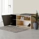 HANAH HOME Cipelarnik Fiona, antracit/krem - 855DTE4406