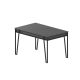 HANAH HOME Trpezarijski sto Pal, antracit - 855DTE4603