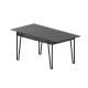 HANAH HOME Trpezarijski sto Pal, antracit - 855DTE4603