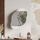 HANAH HOME Ormarić za kupatilo sa ogledalom Cloud, bela - 855DTE5116
