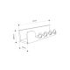 HANAH HOME Čiviluk Liora Hanger, broan/crna - EP3057212
