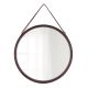 TENDANCE Okruglo ogledalo 38cm, braon - 8560160